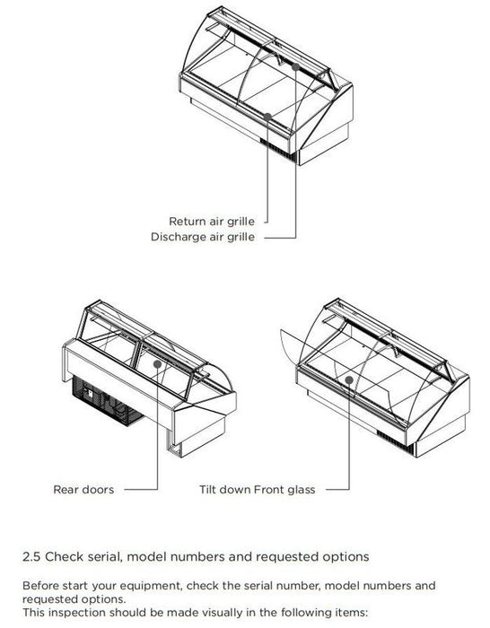 Hydra-Kool KFM-FG-50-S Fresh Meat Flat Glass Deli Case - Top Restaurant Supplies