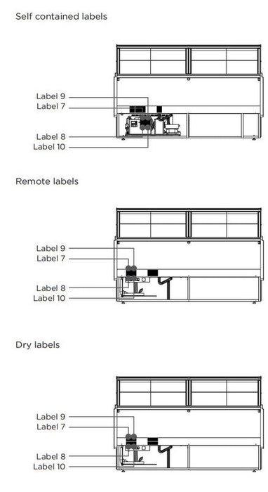 Hydra-Kool KFM-FG-50-S Fresh Meat Flat Glass Deli Case - Top Restaurant Supplies