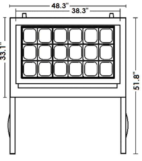 KOOL-IT KSTM-48-2  SANDWICH PREP TABLE - MEGATOP - 48in - Top Restaurant Supplies