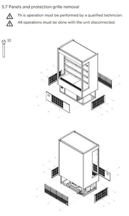 Hydra-Kool KGH-OF-30-S KGH-OF Grab-N-Go High Profile Case - Top Restaurant Supplies