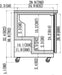 IKON IUC28R Undercounter Refrigerator, 27.8" Wide, 5.4 Cu. Ft. - Top Restaurant Supplies