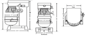 Dutchess DUT/V-60 60 Quart Planetary Mixer, 208-240/60/3, 2HP, 7.5 amps (Floor Model) - Top Restaurant Supplies