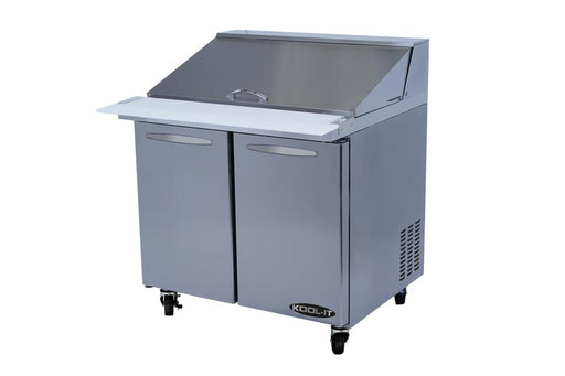 KOOL-IT KSTM-36-2  SANDWICH PREP TABLE - MEGATOP - 36in - Top Restaurant Supplies