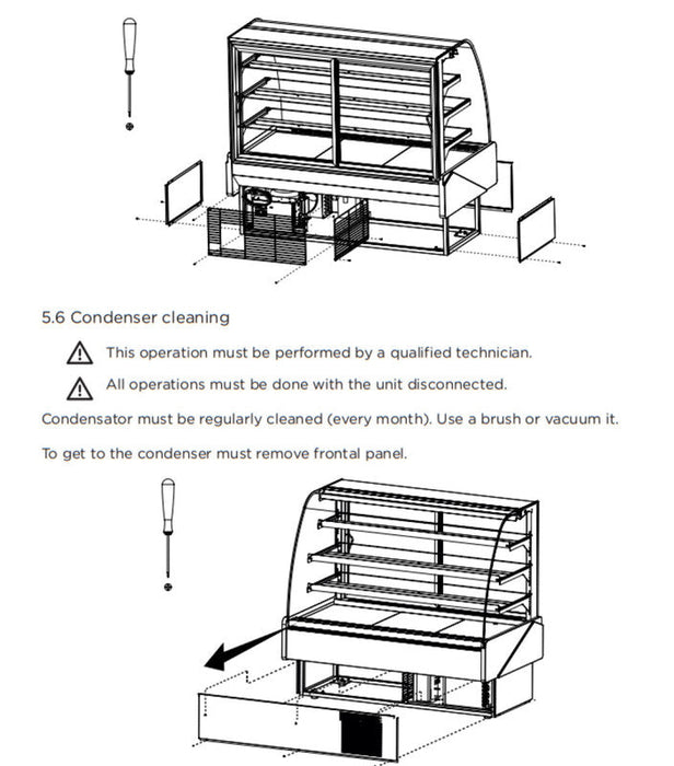 Hydra Kool KBD-CG-40-S Curved Glass Bakery Deli Case - Top Restaurant Supplies