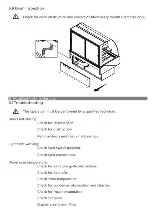 Hydra Kool KBD-CG-40-S Curved Glass Bakery Deli Case - Top Restaurant Supplies