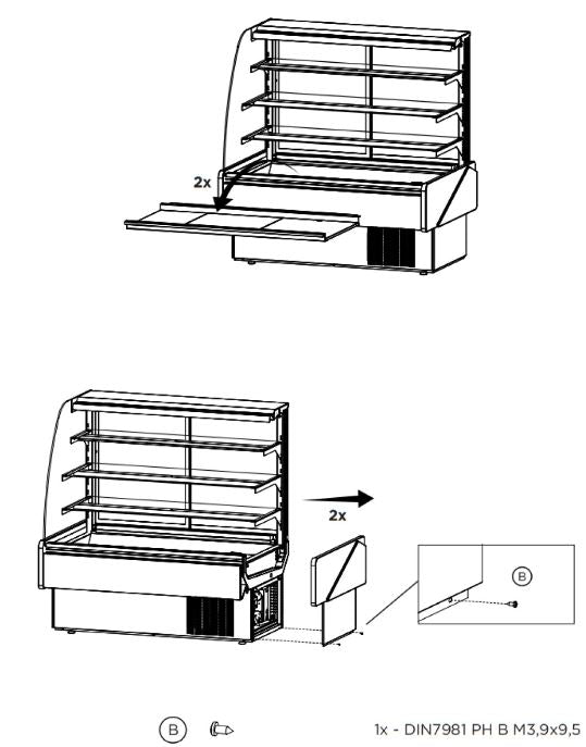 Hydra Kool KBD-CG-50-D Curved Glass Bakery Deli Case - Top Restaurant Supplies