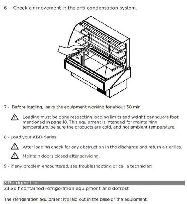 Hydra Kool KBD-CG-50-D Curved Glass Bakery Deli Case - Top Restaurant Supplies