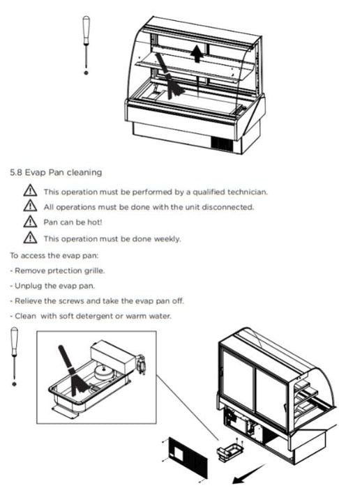 Hydra Kool KBD-CG-50-D Curved Glass Bakery Deli Case - Top Restaurant Supplies