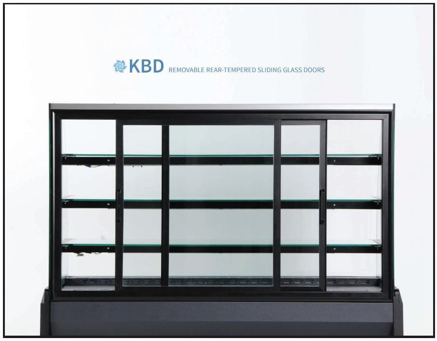 Hydra Kool KBD-CG-50-D Curved Glass Bakery Deli Case - Top Restaurant Supplies