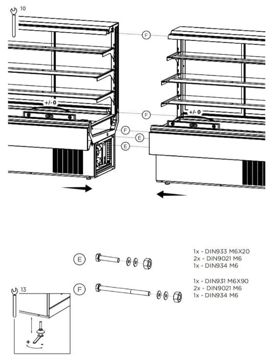 Hydra Kool KBD-CG-50-S Curved Glass Bakery Deli Case - Top Restaurant Supplies