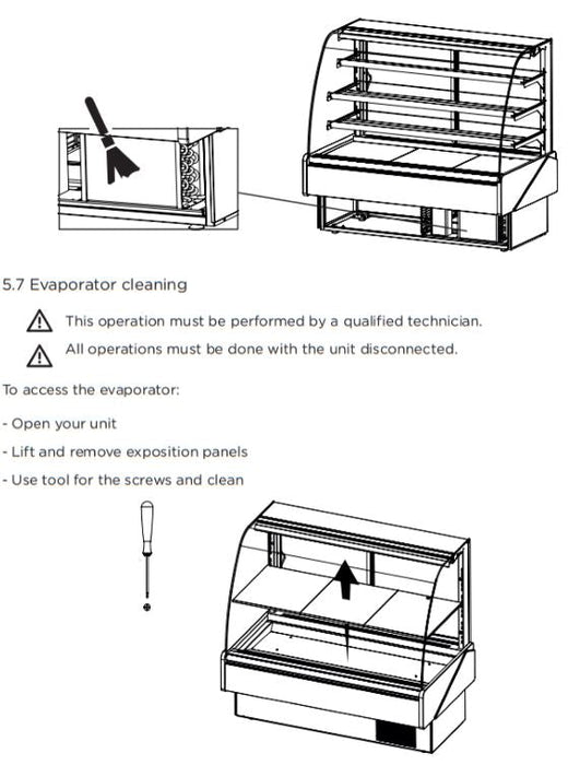 Hydra Kool KBD-CG-50-S Curved Glass Bakery Deli Case - Top Restaurant Supplies
