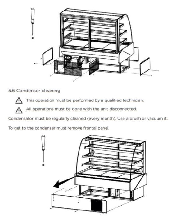 Hydra Kool KBD-CG-60-S Curved Glass Bakery Deli Case - Top Restaurant Supplies