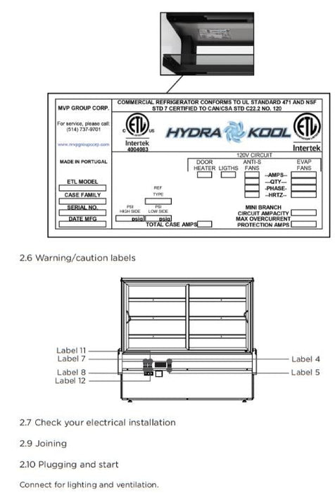 Hydra Kool KBD-CG-60-S Curved Glass Bakery Deli Case - Top Restaurant Supplies