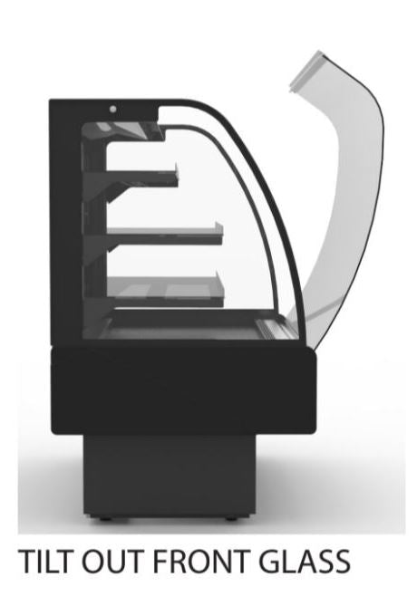 Hydra Kool KBD-CG-60-S Curved Glass Bakery Deli Case - Top Restaurant Supplies