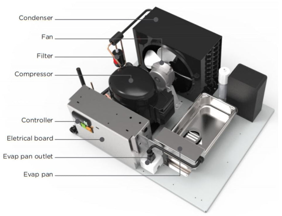 Hydra Kool KBD-CG-80-S Curved Glass Bakery Deli Case - Top Restaurant Supplies
