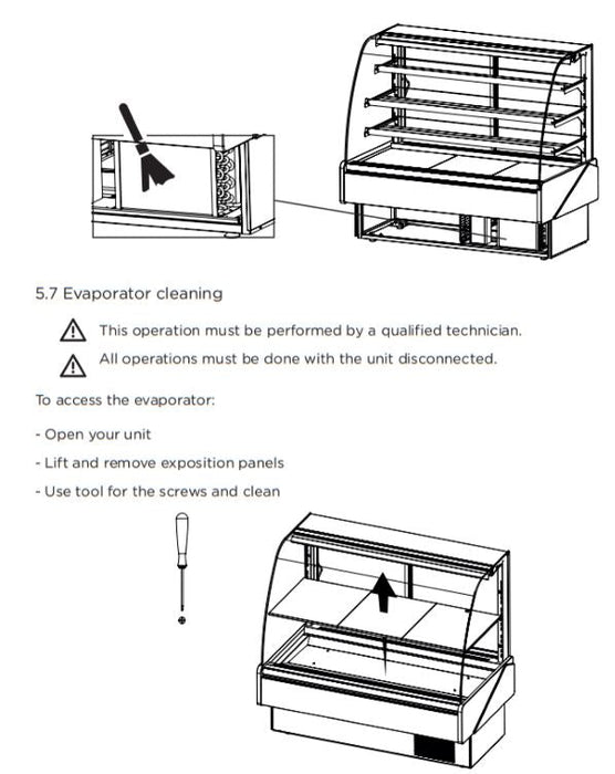 Hydra Kool KBD-CG-80-S Curved Glass Bakery Deli Case - Top Restaurant Supplies