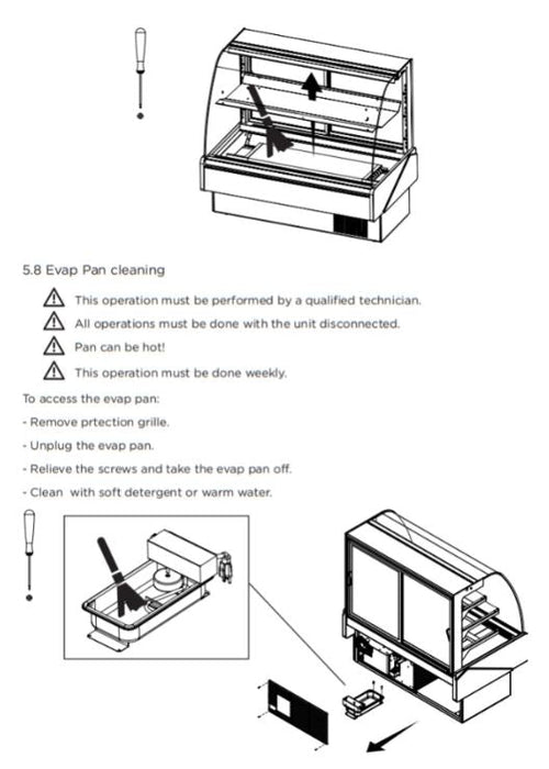 Hydra Kool KBD-CG-80-S Curved Glass Bakery Deli Case - Top Restaurant Supplies