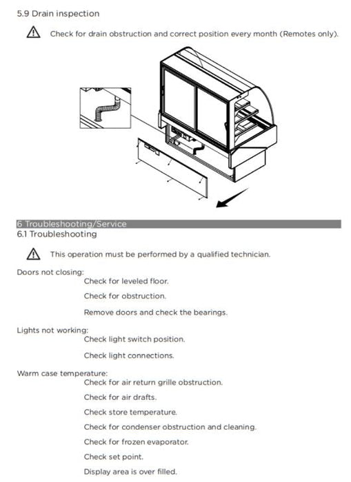Hydra Kool KBD-CG-80-S Curved Glass Bakery Deli Case - Top Restaurant Supplies