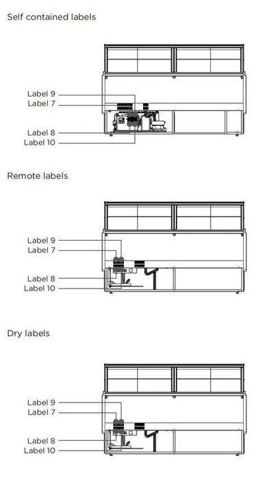 Hydra-Kool KFM-CG-100-S Fresh Meat Curved Glass Deli Case - Top Restaurant Supplies
