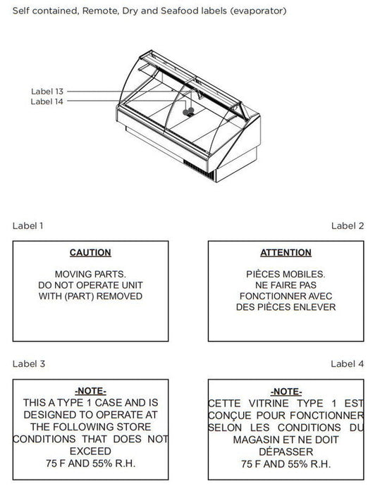 Hydra-Kool KFM-CG-100-S Fresh Meat Curved Glass Deli Case - Top Restaurant Supplies