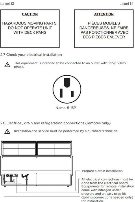 Hydra-Kool KFM-CG-100-S Fresh Meat Curved Glass Deli Case - Top Restaurant Supplies