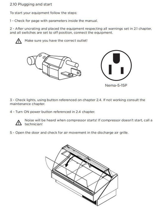 Hydra-Kool KFM-CG-100-S Fresh Meat Curved Glass Deli Case - Top Restaurant Supplies