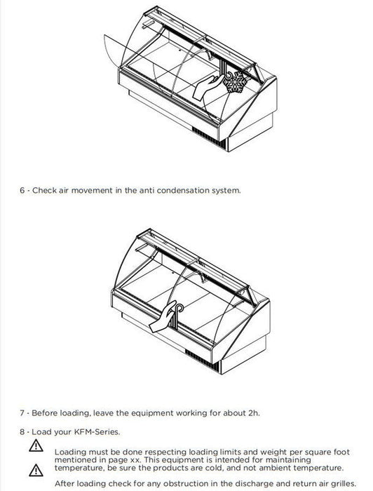 Hydra-Kool KFM-CG-100-S Fresh Meat Curved Glass Deli Case - Top Restaurant Supplies