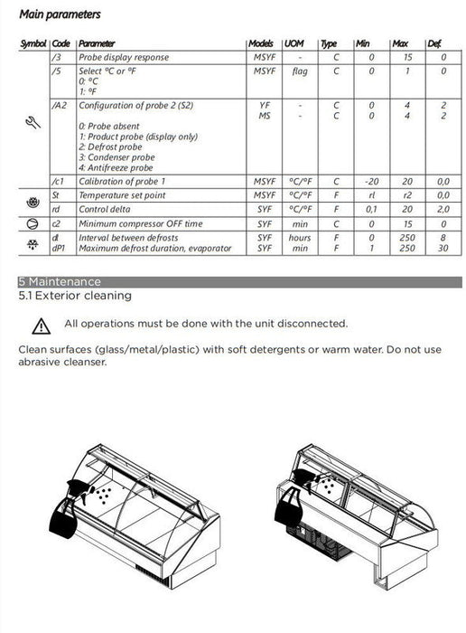 Hydra-Kool KFM-CG-100-S Fresh Meat Curved Glass Deli Case - Top Restaurant Supplies