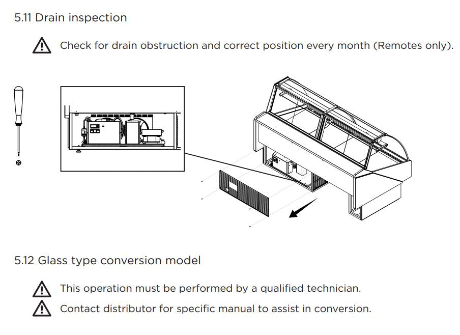 Hydra-Kool KFM-CG-100-S Fresh Meat Curved Glass Deli Case - Top Restaurant Supplies
