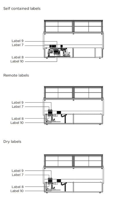 Hydra-Kool KFM-FG-40-S Fresh Meat Flat Glass Deli Case - Top Restaurant Supplies