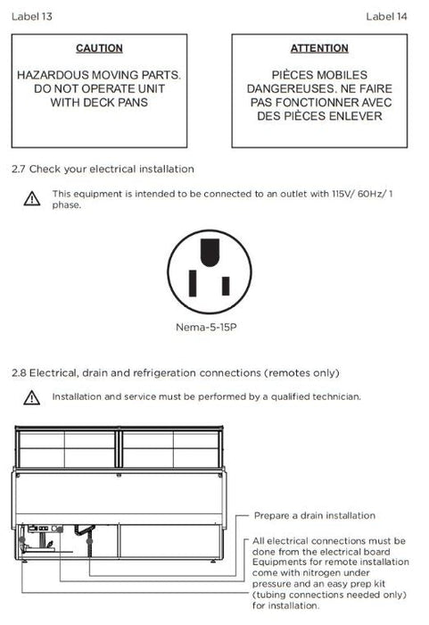 Hydra-Kool KFM-FG-40-S Fresh Meat Flat Glass Deli Case - Top Restaurant Supplies