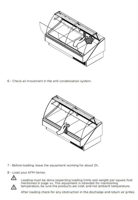 Hydra-Kool KFM-FG-40-S Fresh Meat Flat Glass Deli Case - Top Restaurant Supplies