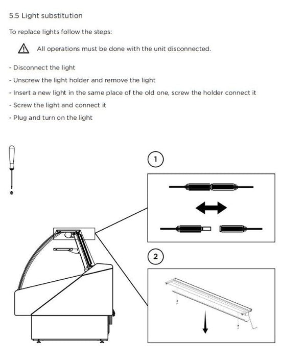 Hydra-Kool KFM-FG-40-S Fresh Meat Flat Glass Deli Case - Top Restaurant Supplies