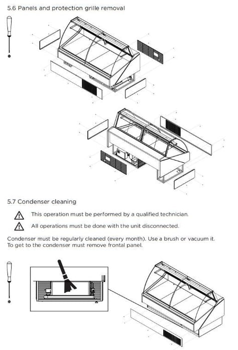 Hydra-Kool KFM-FG-40-S Fresh Meat Flat Glass Deli Case - Top Restaurant Supplies