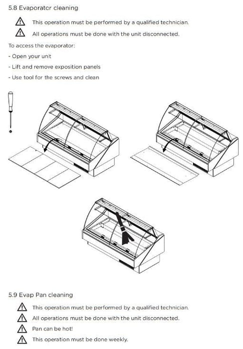 Hydra-Kool KFM-FG-40-S Fresh Meat Flat Glass Deli Case - Top Restaurant Supplies