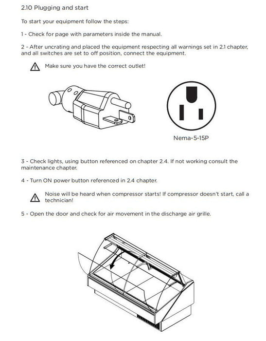 Hydra-Kool KFM-FG-50-S Fresh Meat Flat Glass Deli Case - Top Restaurant Supplies