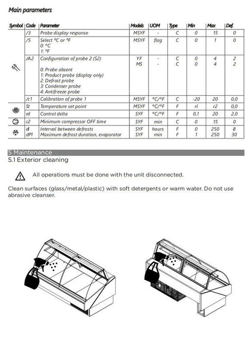 Hydra-Kool KFM-FG-50-S Fresh Meat Flat Glass Deli Case - Top Restaurant Supplies