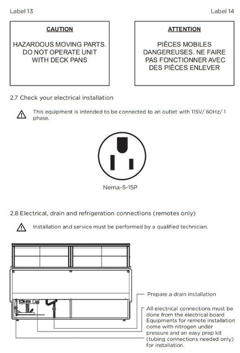 Hydra-Kool KFM-FG-80-S Fresh Meat Flat Glass Deli Case - Top Restaurant Supplies