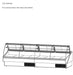 Hydra-Kool KFM-FG-80-S Fresh Meat Flat Glass Deli Case - Top Restaurant Supplies