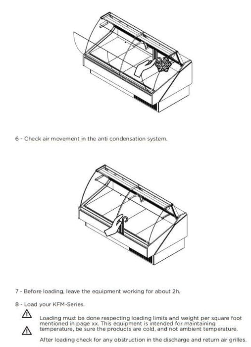 Hydra-Kool KFM-FG-80-S Fresh Meat Flat Glass Deli Case - Top Restaurant Supplies