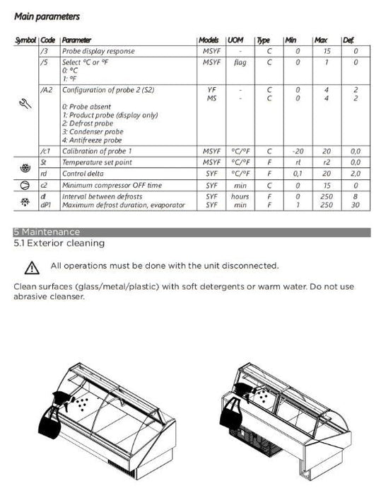 Hydra-Kool KFM-FG-80-S Fresh Meat Flat Glass Deli Case - Top Restaurant Supplies