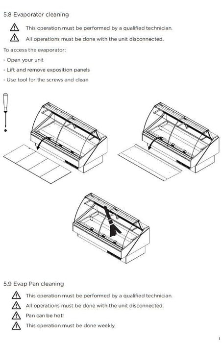 Hydra-Kool KFM-FG-80-S Fresh Meat Flat Glass Deli Case - Top Restaurant Supplies