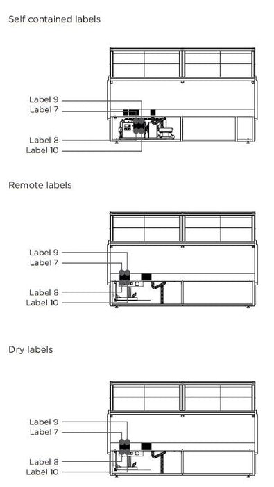 Hydra-Kool KFM-OF-100-S Fresh Meat Open Front Deli Case - Top Restaurant Supplies