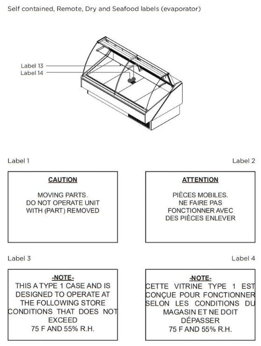 Hydra-Kool KFM-OF-100-S Fresh Meat Open Front Deli Case - Top Restaurant Supplies
