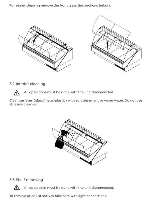 Hydra-Kool KFM-OF-100-S Fresh Meat Open Front Deli Case - Top Restaurant Supplies