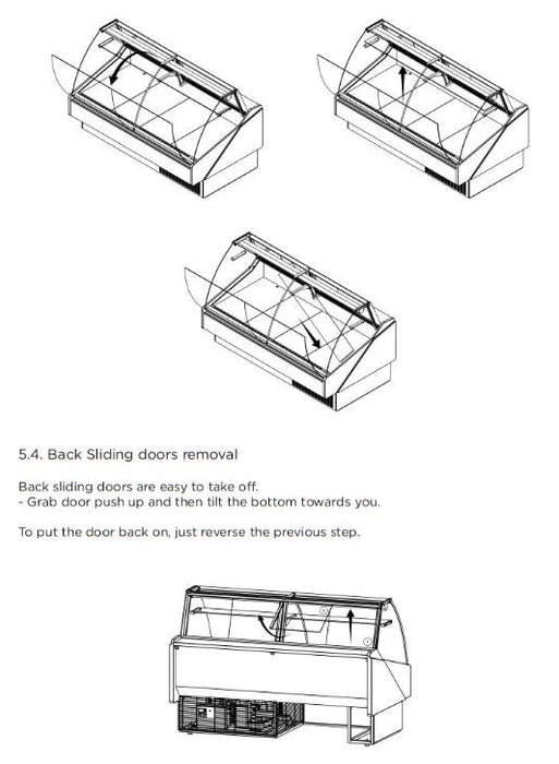 Hydra-Kool KFM-OF-100-S Fresh Meat Open Front Deli Case - Top Restaurant Supplies