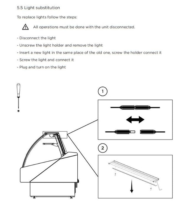 Hydra-Kool KFM-OF-100-S Fresh Meat Open Front Deli Case - Top Restaurant Supplies