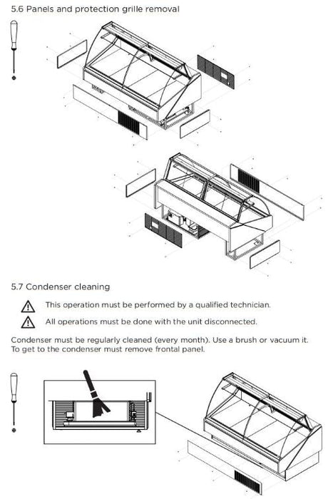 Hydra-Kool KFM-OF-100-S Fresh Meat Open Front Deli Case - Top Restaurant Supplies