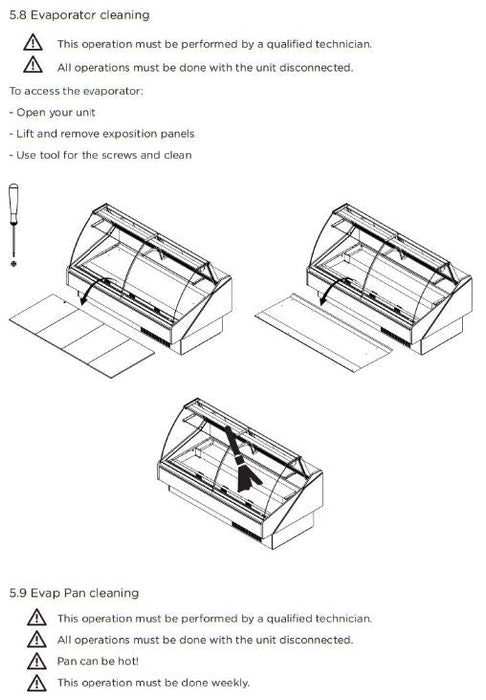 Hydra-Kool KFM-OF-100-S Fresh Meat Open Front Deli Case - Top Restaurant Supplies
