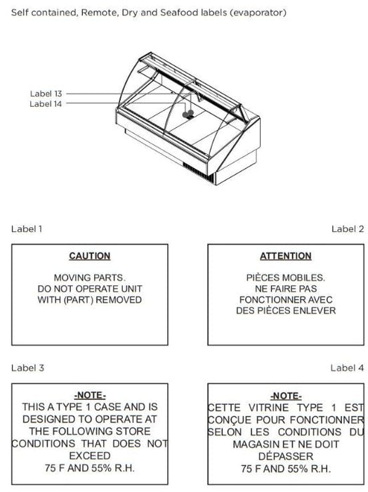 Hydra-Kool KFM-OF-120-S Fresh Meat Open Front Deli Case - Top Restaurant Supplies